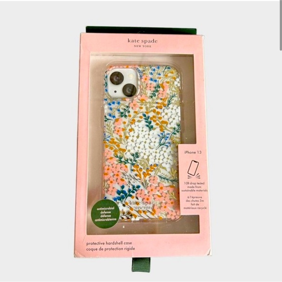 kate spade Other - NEW IN BOX Kate Spade iPhone 13 case | Clear With Floral Detailing